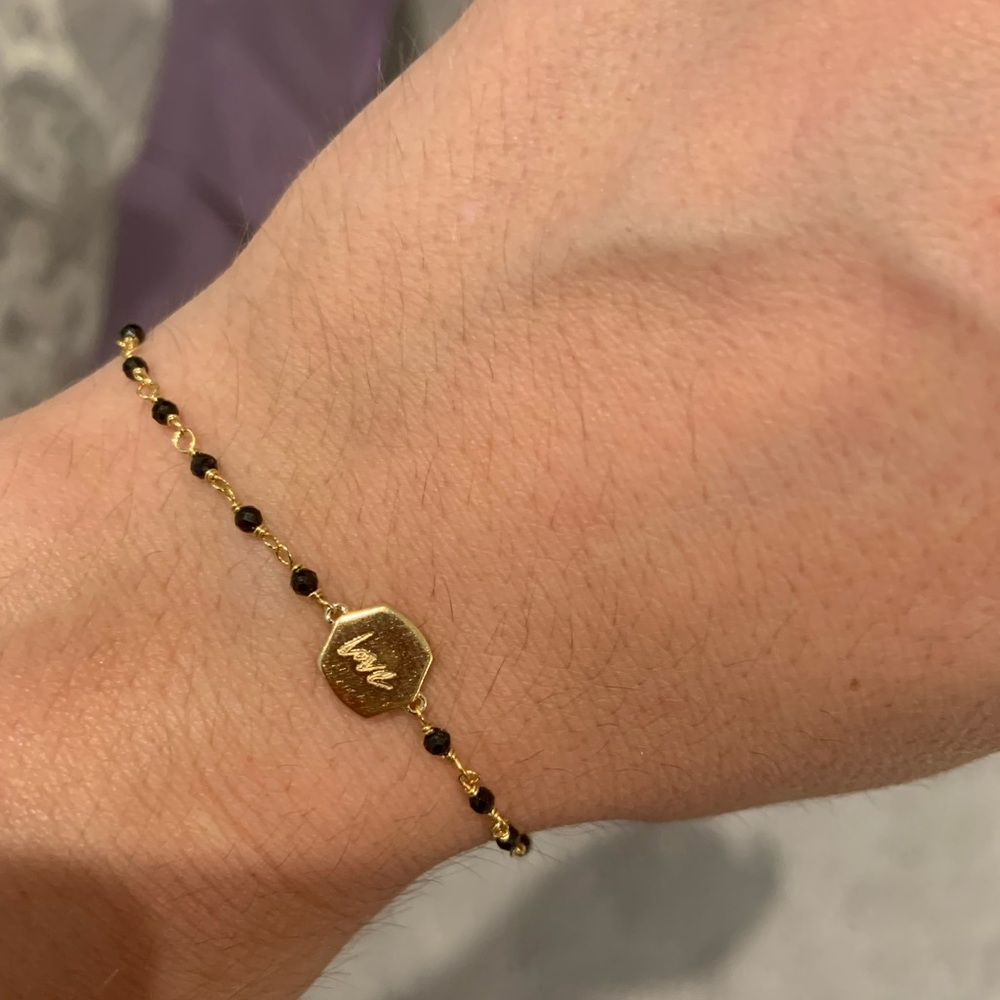 Kendra Scott gold over silver customized bracelet